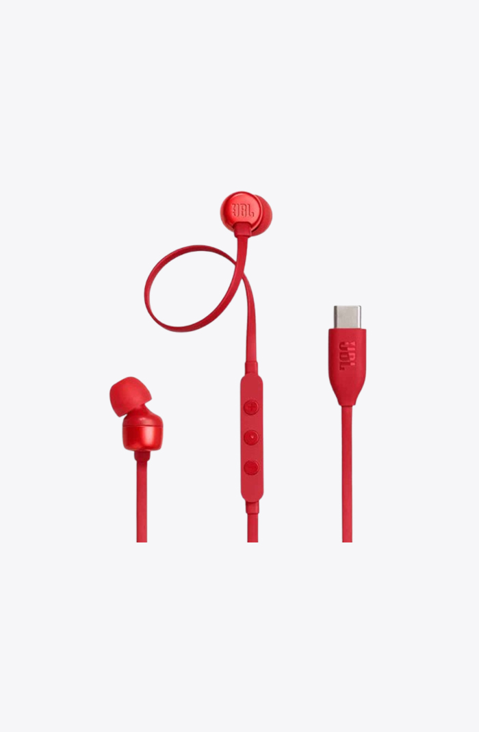 JBL T310C Red Earphones